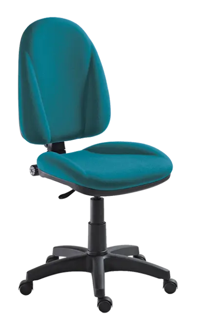 444/MEK židle kancelářská, koženka AN 078 - koženka tyrkysová